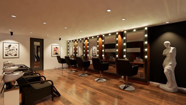 Beauty Parlour Interior